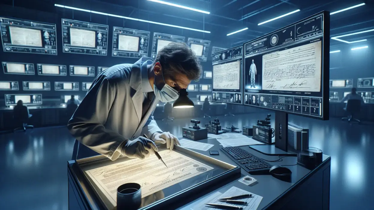 Analisis Forensik Digital pada Kasus Pemalsuan Tanda Tangan Dokumen Sitaan - Audit Forensik Dokumen