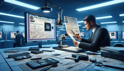 Analisis Forensik Digital Bongkar Modus Sertifikat Tanah Palsu Modern - Audit Forensik Dokumen