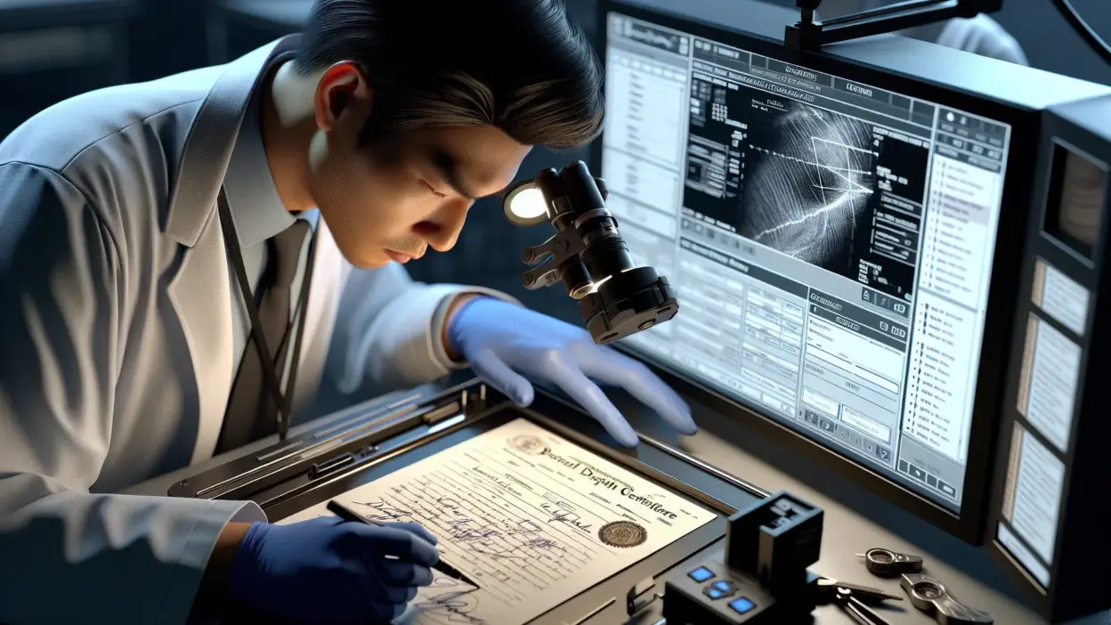 Forensik Digital Bongkar Pemalsuan Akta Kematian di Sengketa Warisan - Audit Forensik Dokumen