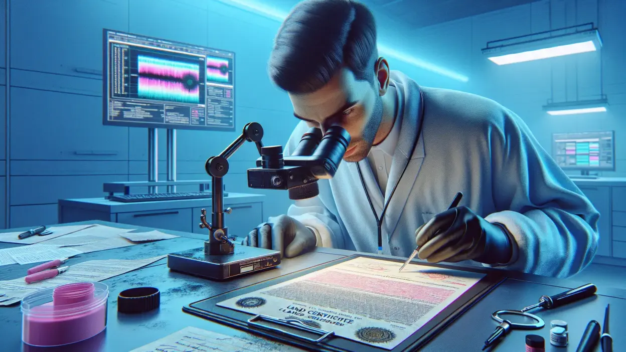 Mengenali Modus Surat Tanah Palsu: Studi Ilmiah & Simulasi - Audit Forensik Dokumen