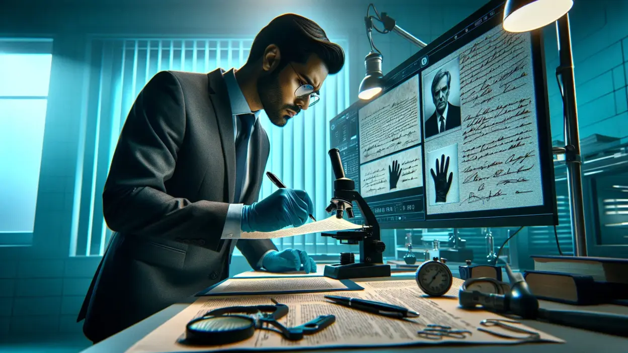 Tanda Tangan Getar: Indikasi Tiruan Lambat pada Akta Notaris - Audit Forensik & Verifikasi Dokumen