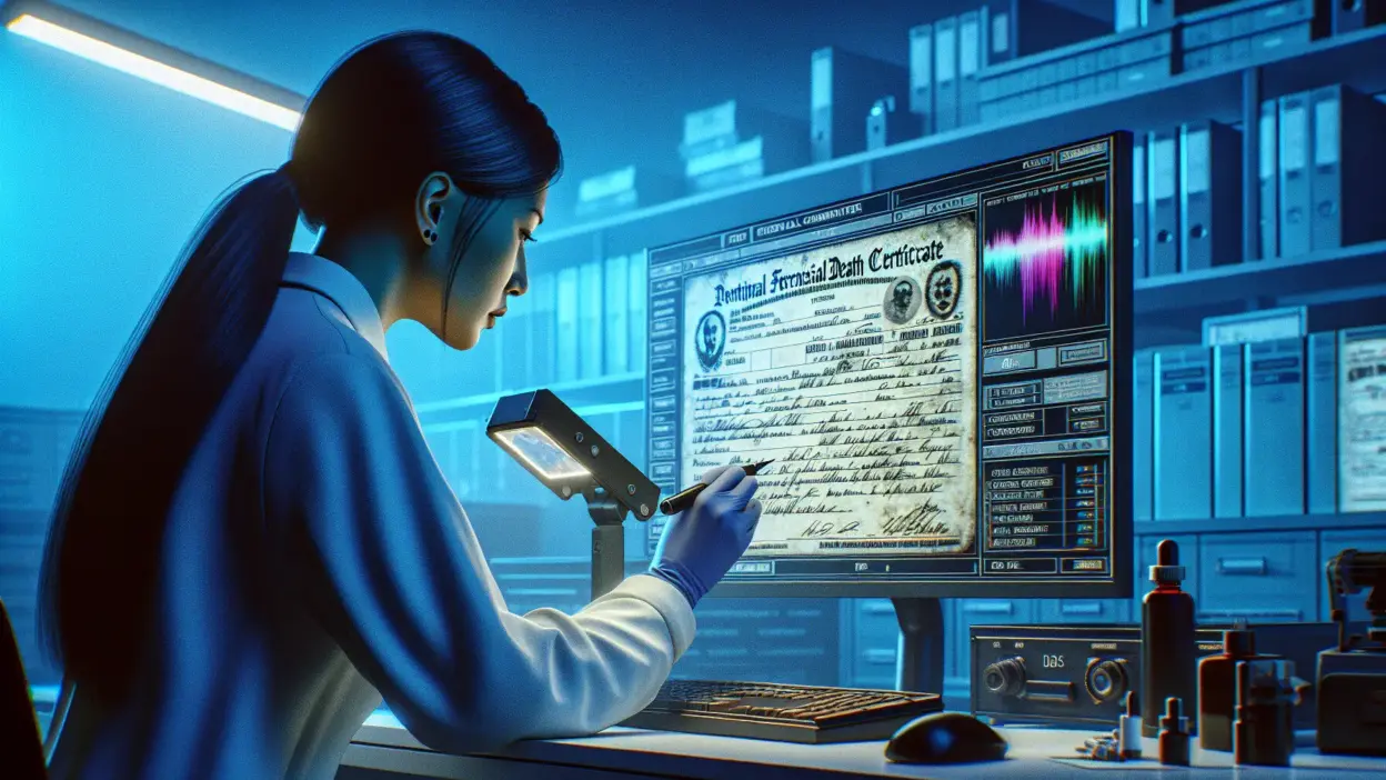 Tren Pemalsuan Akta Kematian Digital: Deteksi Forensik Modern - Audit Forensik Dokumen