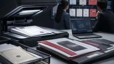 Tim forensik memeriksa metadata dokumen digital untuk sengketa hukum